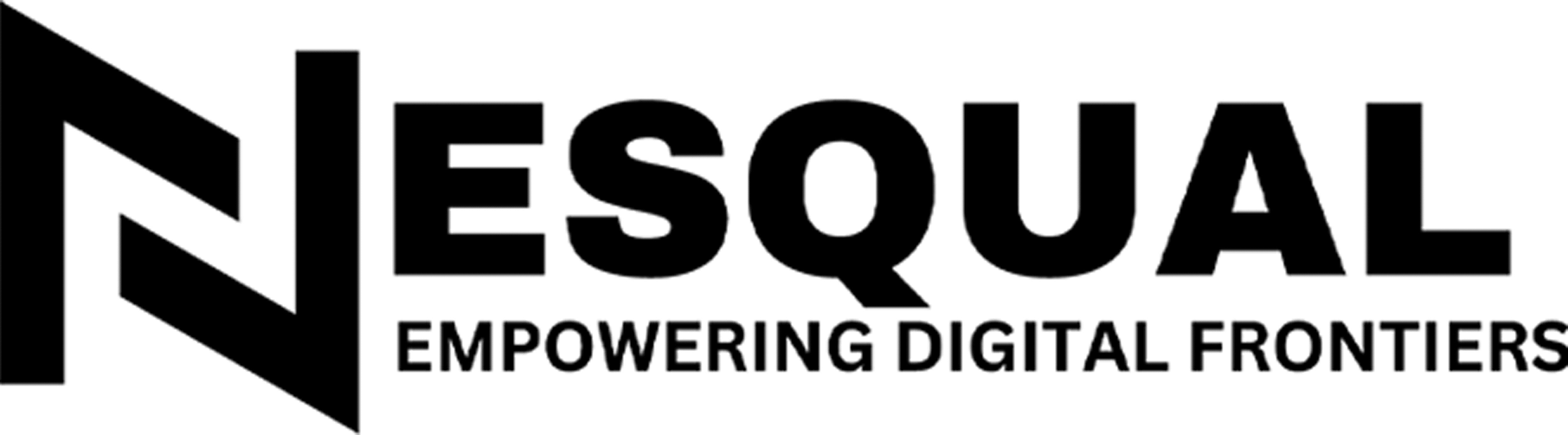 Nesqual logo grayscale