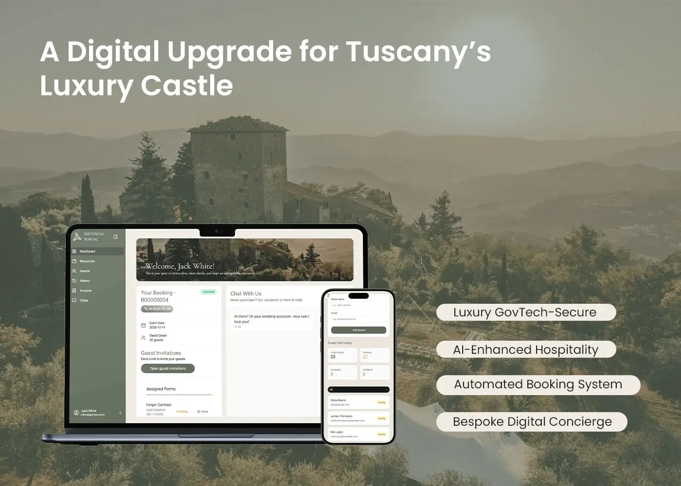 Castello di Ristonchi - Luxury Event Coordination — Tuscany, Italy