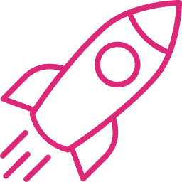 Launch in weeks, not months - Rocket Launch Service Icon